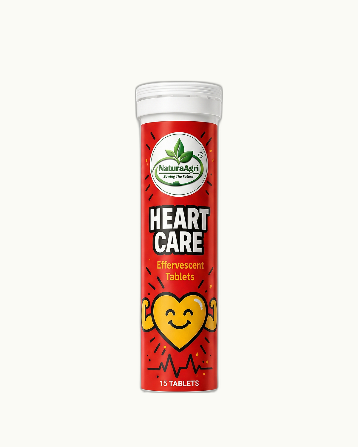 Heart Care Effervescent Tablets | Arjuna + Garlic + Guggul + Magnesium