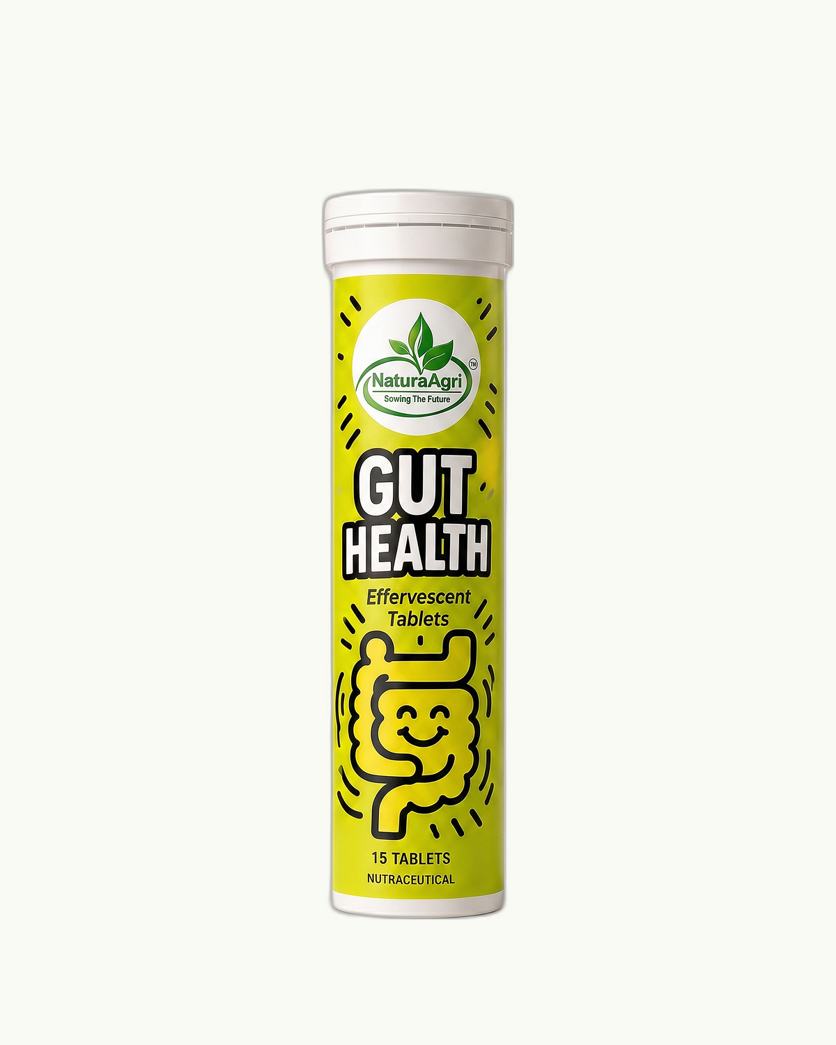 Gut Health Effervescent Tablets | Triphala + Saunf + Mulethi