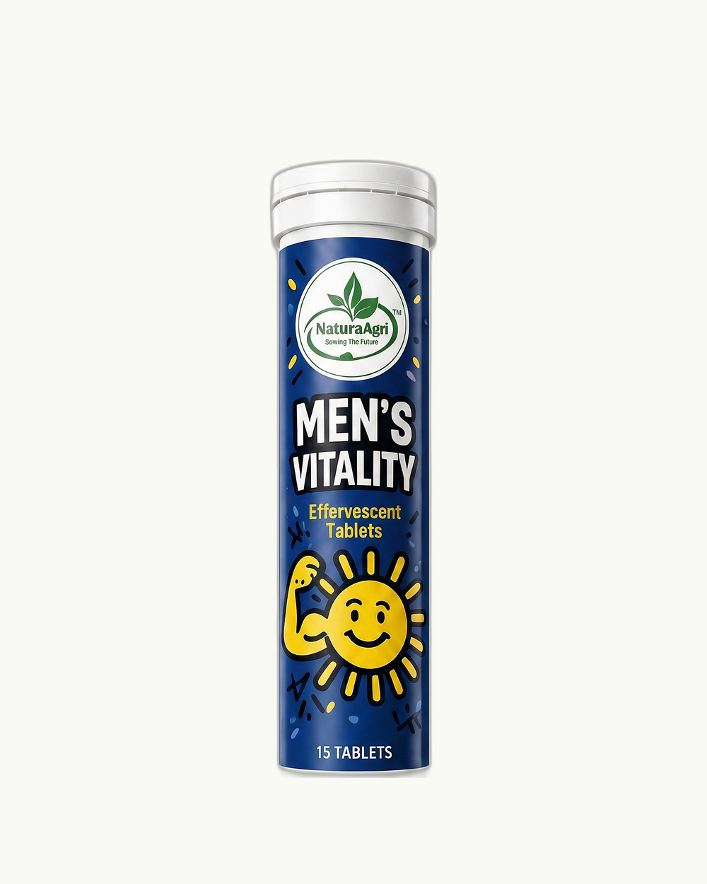 Men's Vitality Effervescent Tablets | Shilajit + Musli + Ashwagandha+ Gokshura