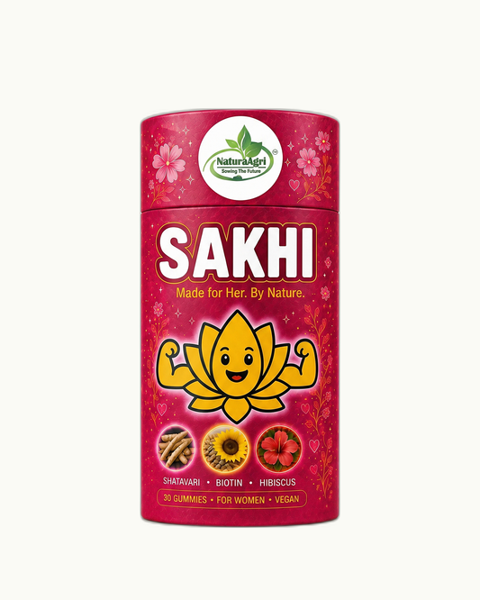 Sakhi Gummies | Shatavari + Biotin + Hibiscus